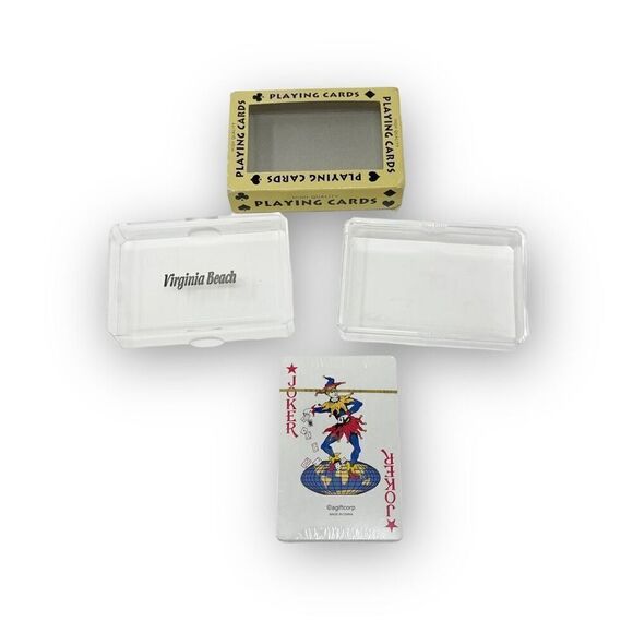 A Gift Corp High Quality Playing Cards Virginia Beach Dolphins NIP New Sealed - Picture 4 of 4